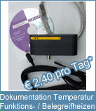 Datenlogger für Estrichaufheizprogramm